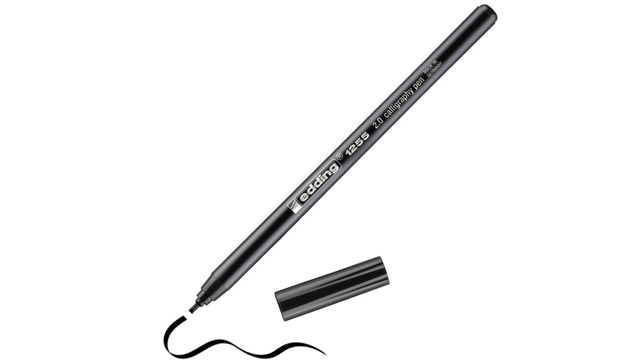 Kalligrafiepen edding 1255 2.0mm zwart