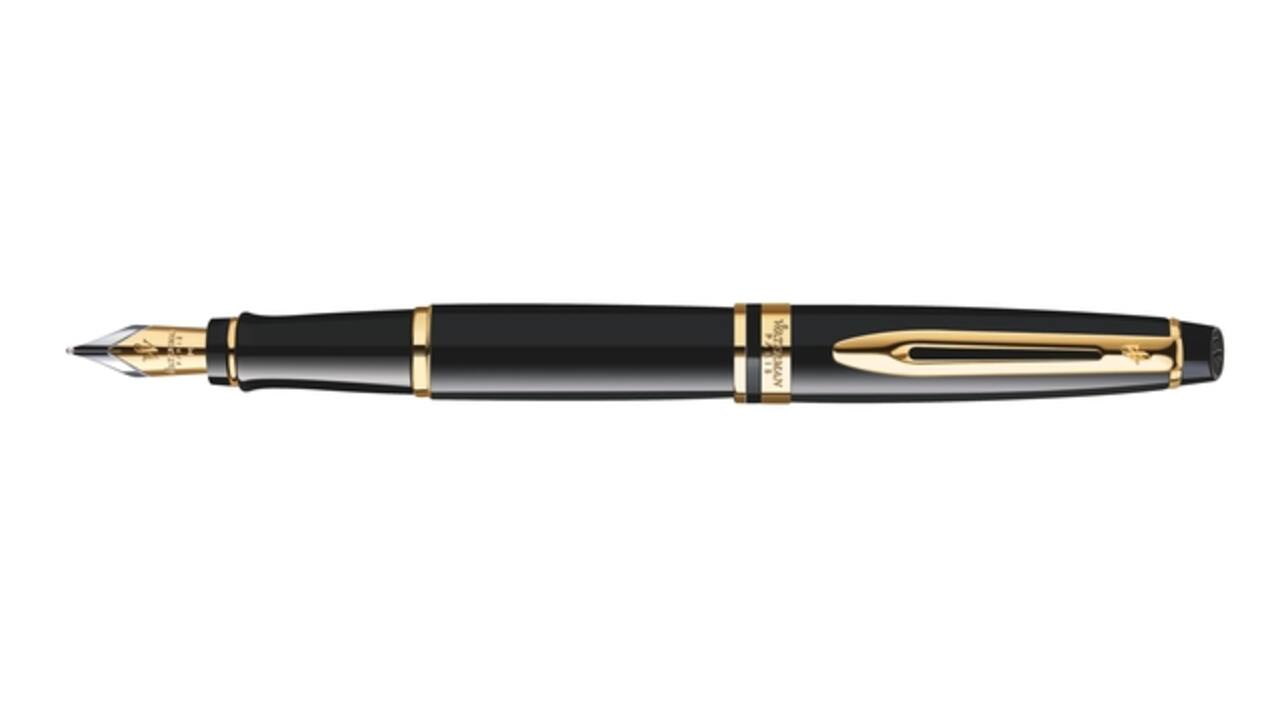Vulpen Waterman Expert black lacquer GT medium
