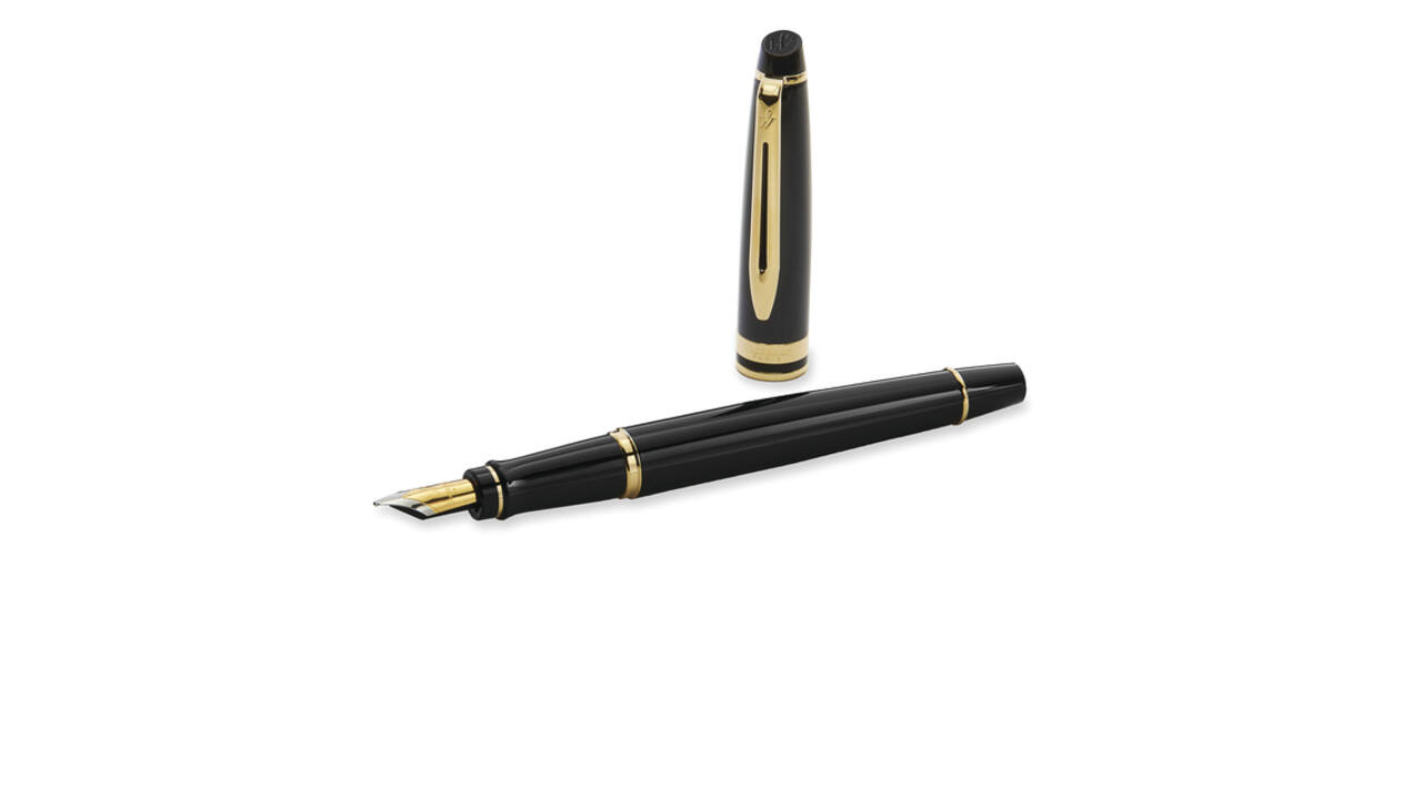 Vulpen Waterman Expert black lacquer GT medium