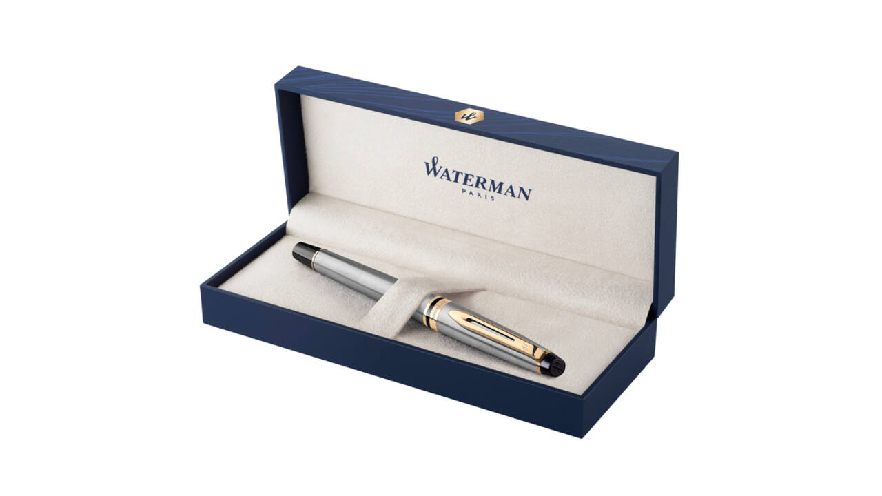Vulpen Waterman Expert stainless steel GT medium