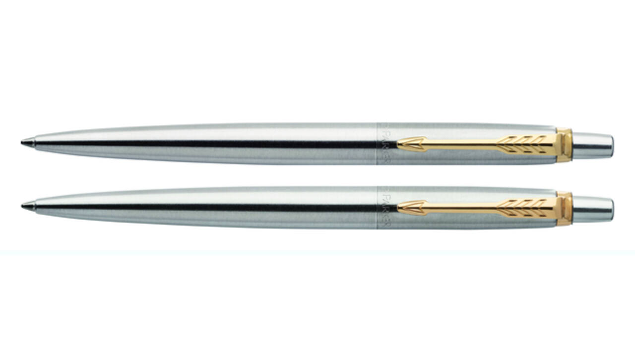 Balpen Parker Jotter stainless steel GT medium
