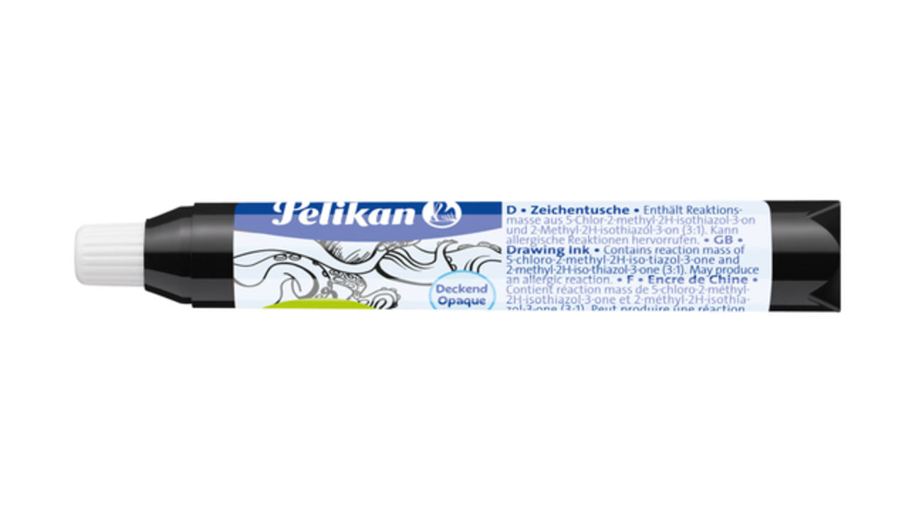 Oostindische inkt Pelikan pipet 9ml zwart