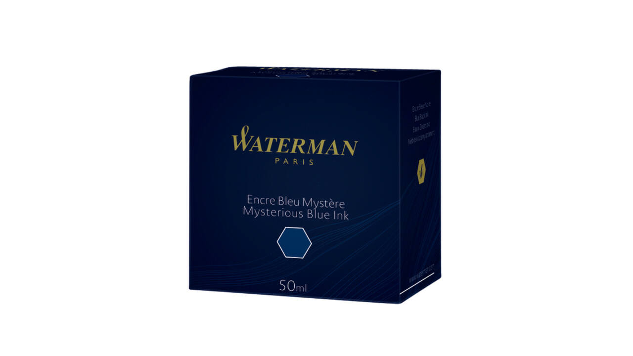 Vulpeninkt Waterman 50ml standaard blauw-zwart
