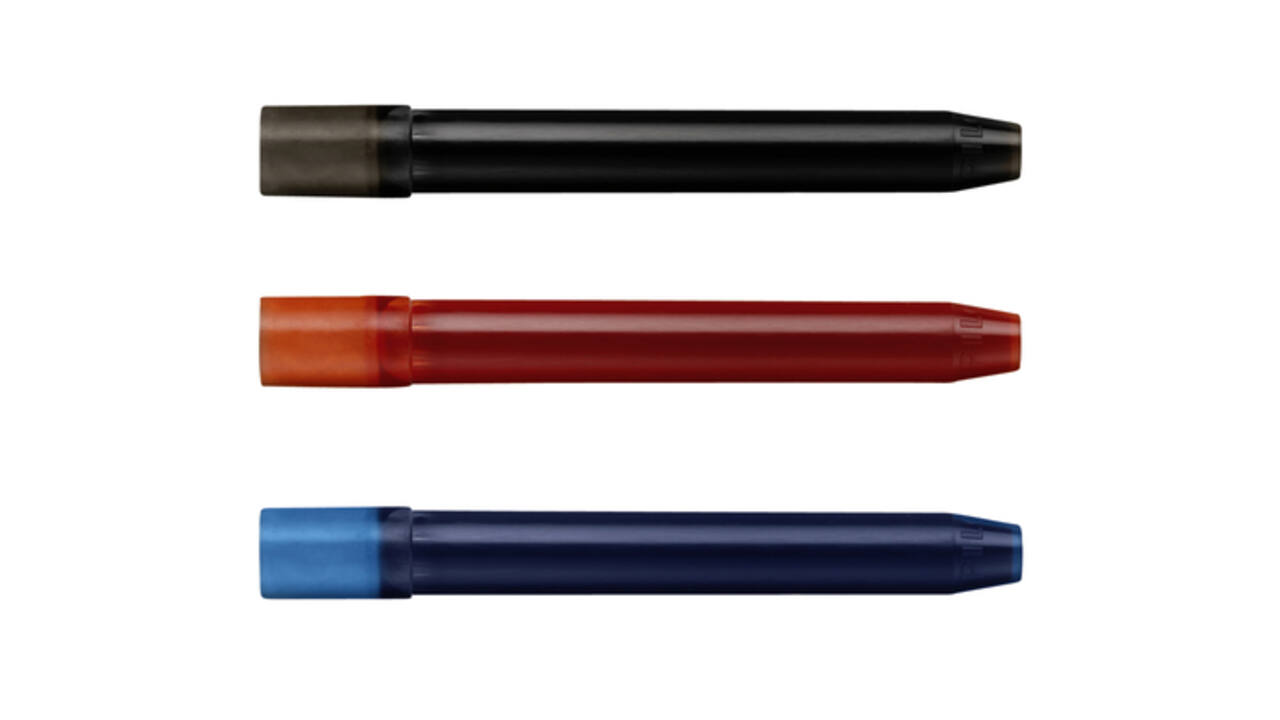 Inktpatroon PILOT Begreen Hi-Tecpoint V5/V7 zwart set à 3 stuks