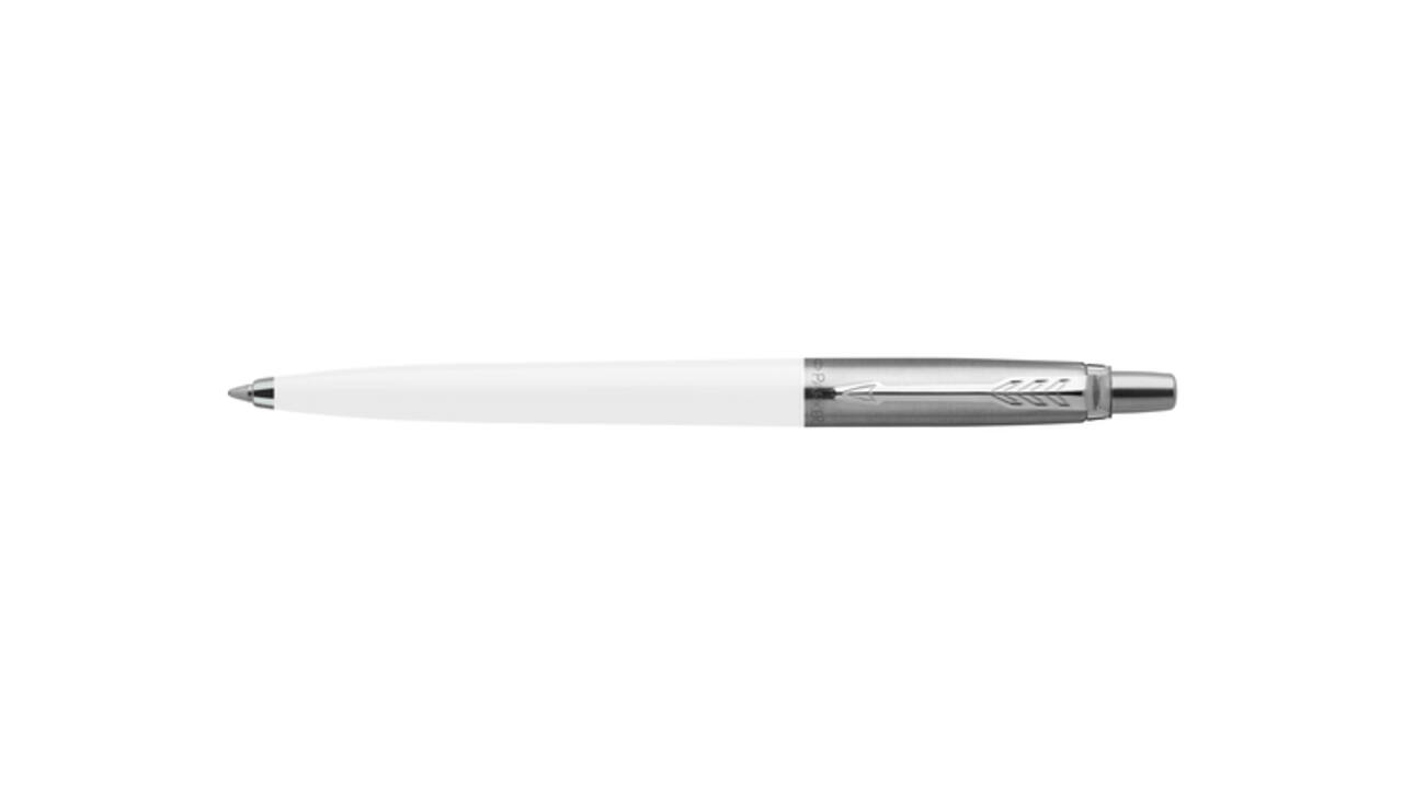 Balpen Parker Jotter Original white CT medium blister à 1 stuk
