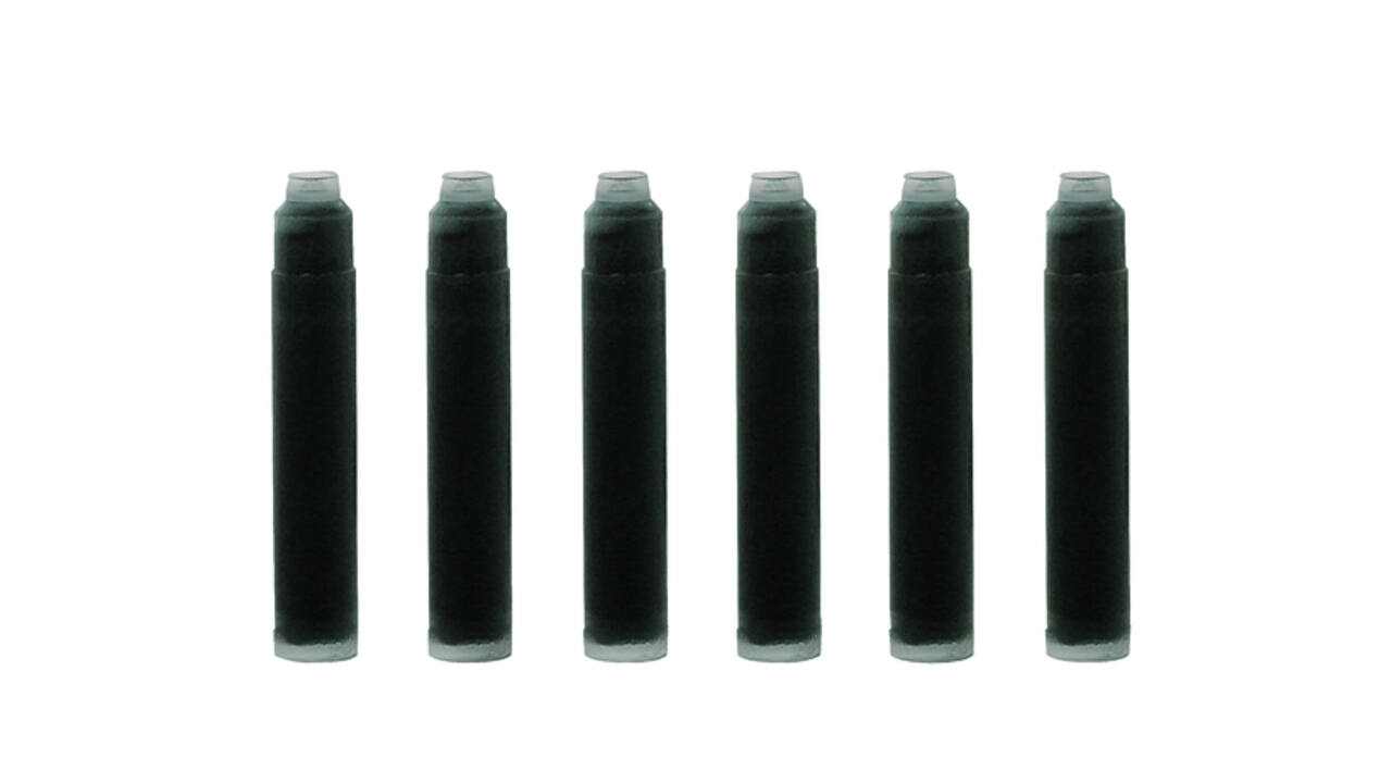 Inktpatroon Waterman internationaal zwart pak à 6 stuks