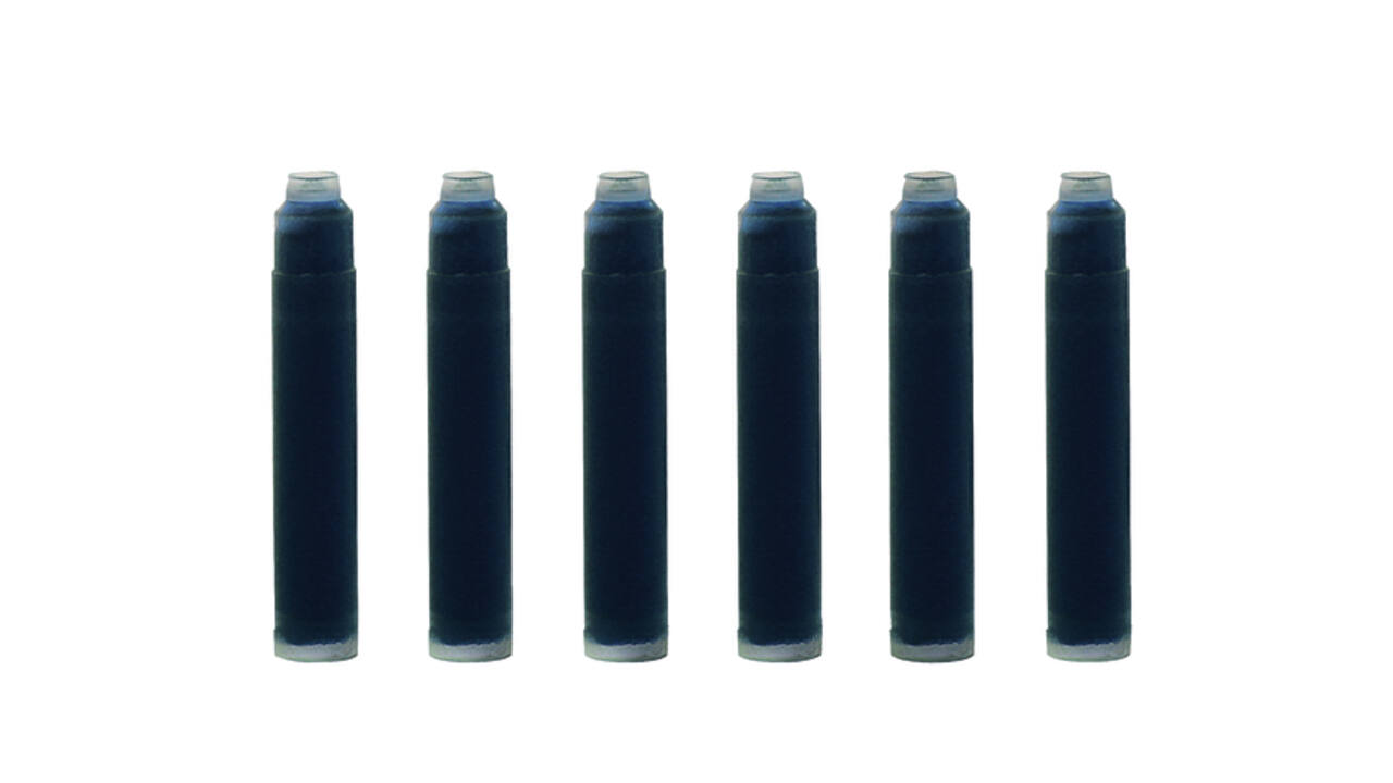 Inktpatroon Waterman internationaal Florida blauw pak à 6 stuks
