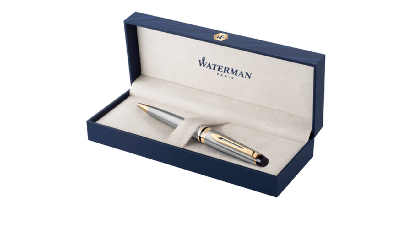 Balpen Waterman Expert stainless steel GT medium