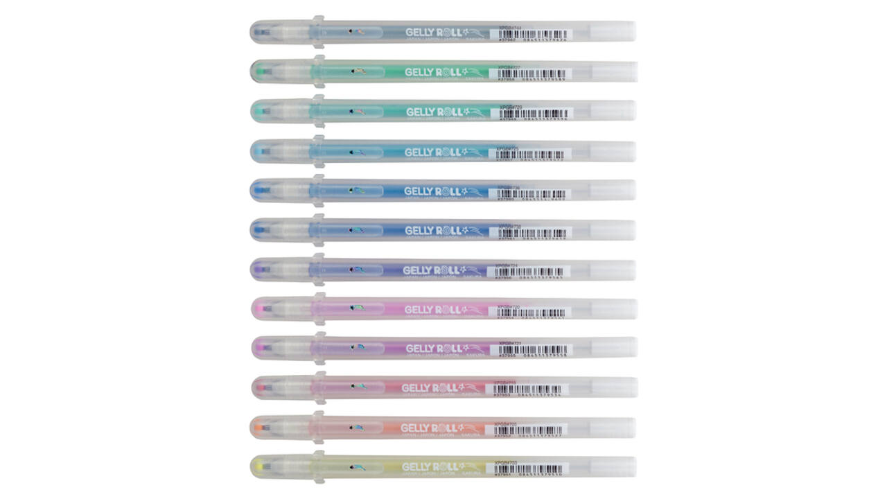 Gelschrijver Sakura Gelly Roll Stardust set à 12 kleuren