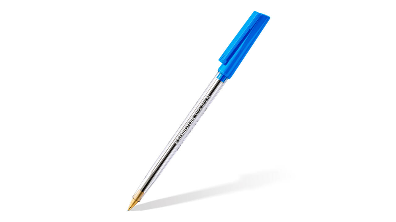 Balpen Staedtler Stick 430 medium blauw