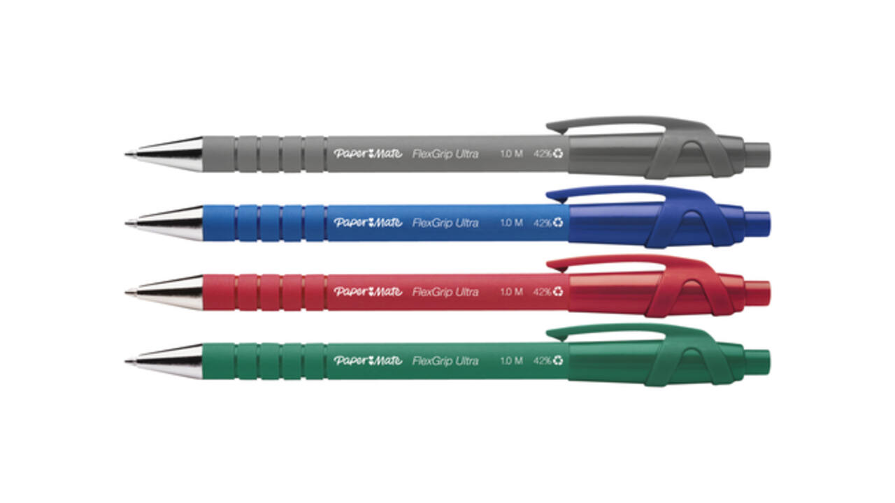 Balpen Paper Mate Flexgrip Ultra medium groen