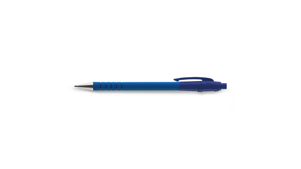 Balpen Paper Mate Flexgrip Ultra medium blauw blister à 5 stuks