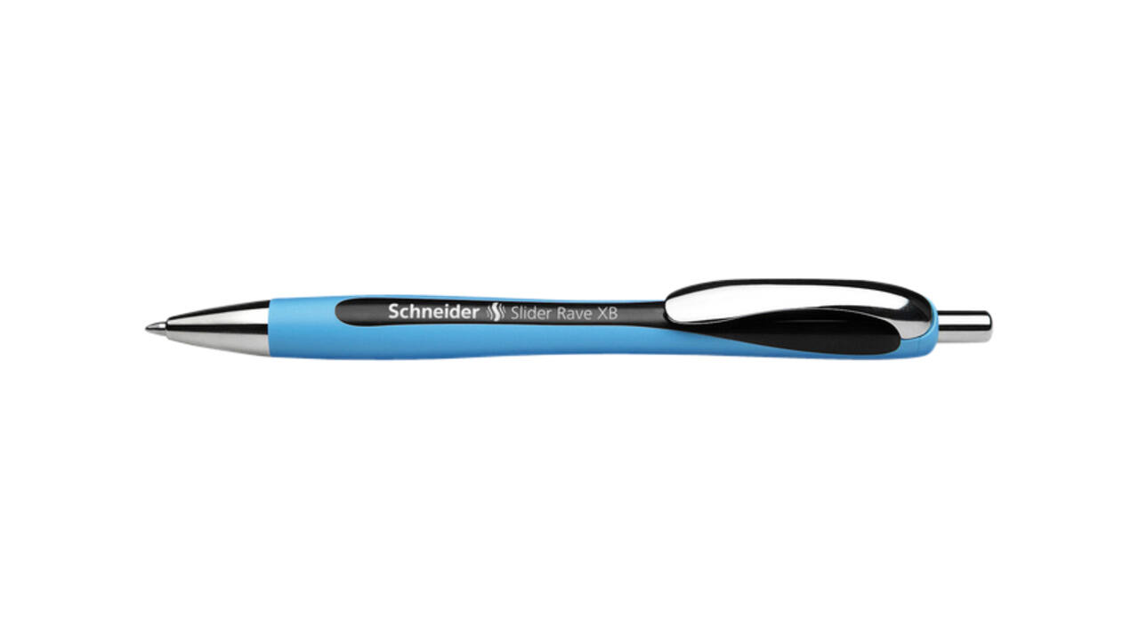 Balpen Schneider Slider Rave extra breed zwart