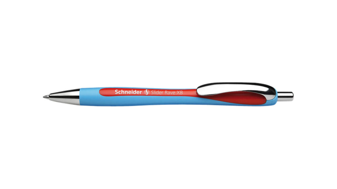 Balpen Schneider Slider Rave extra breed rood