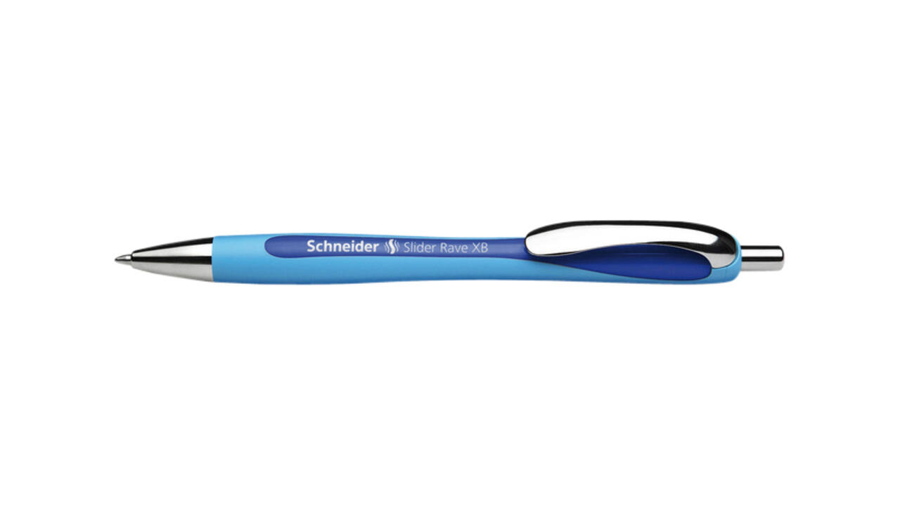 Balpen Schneider Slider Rave extra breed donkerblauw