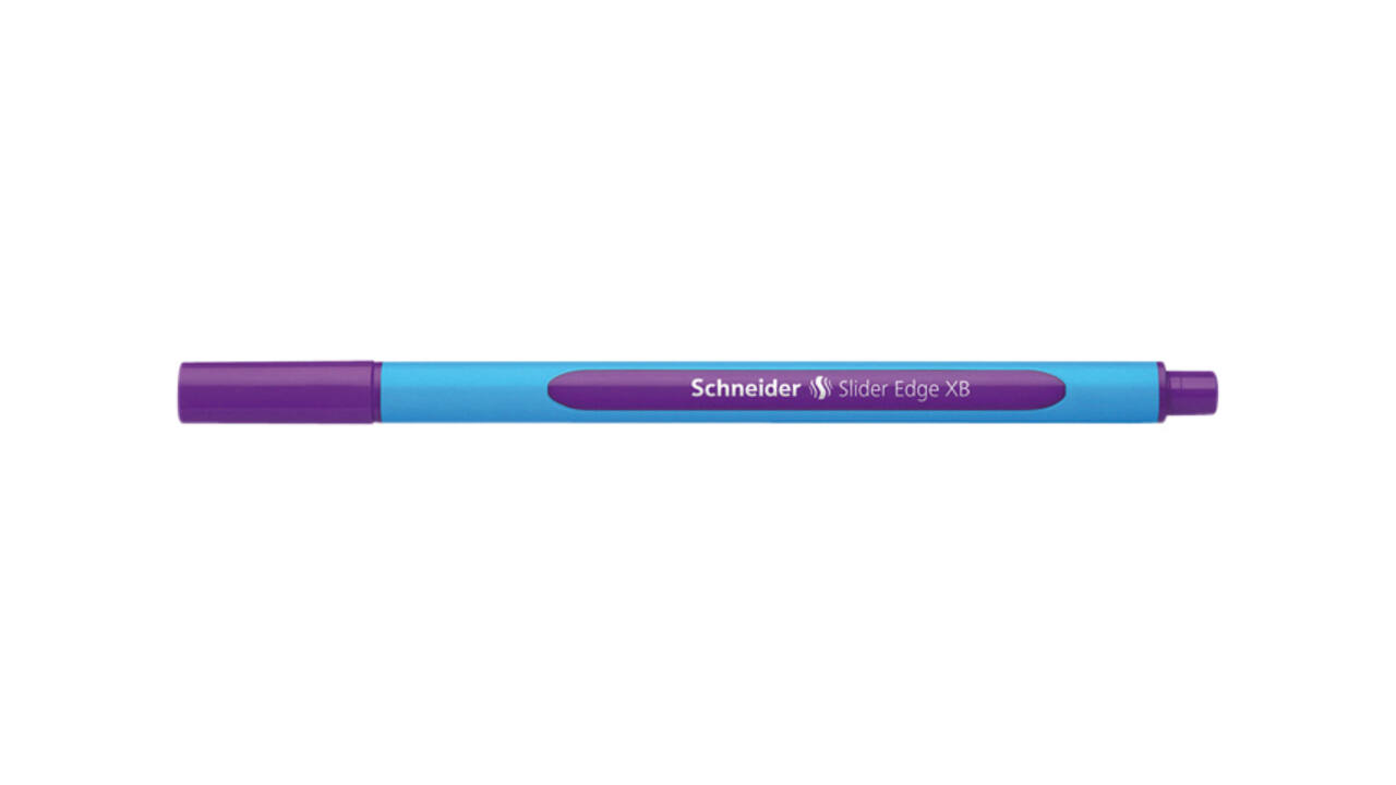 Balpen Schneider Slider Edge extra breed paars