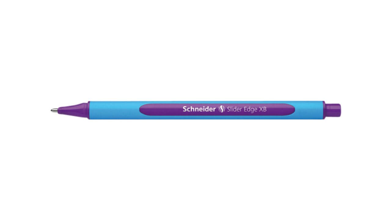 Balpen Schneider Slider Edge extra breed paars