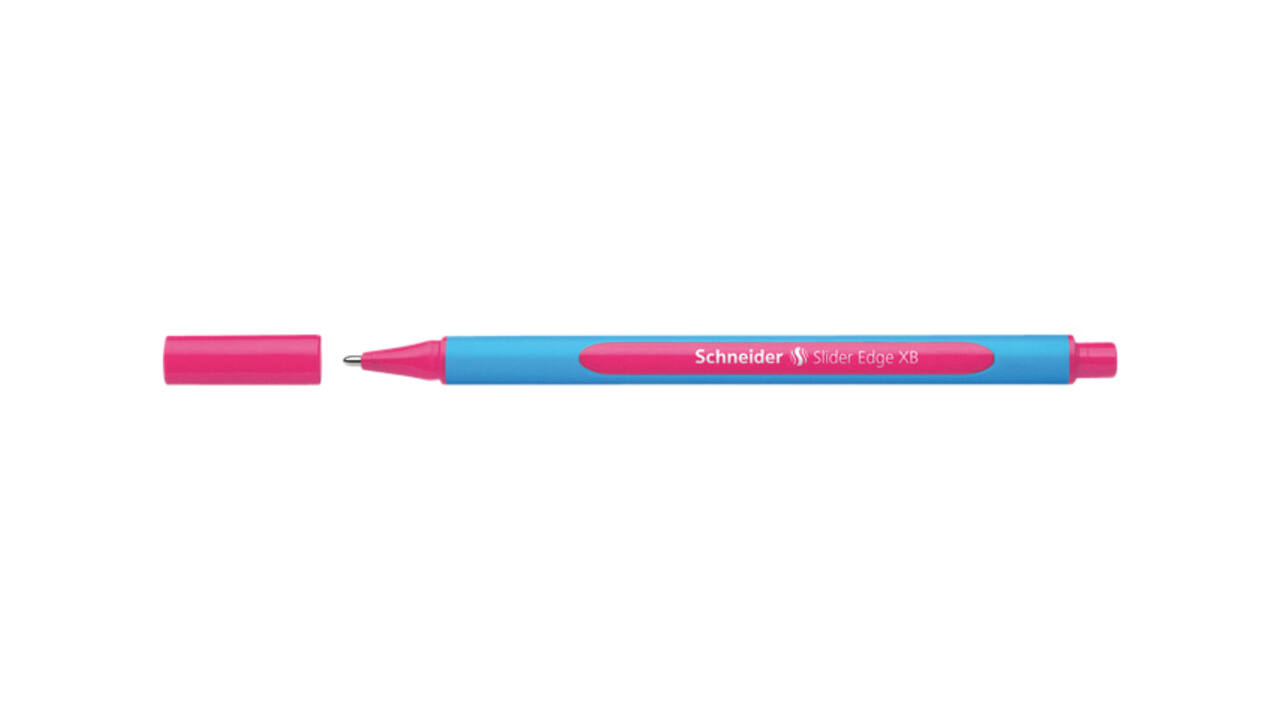 Balpen Schneider Slider Edge extra breed roze