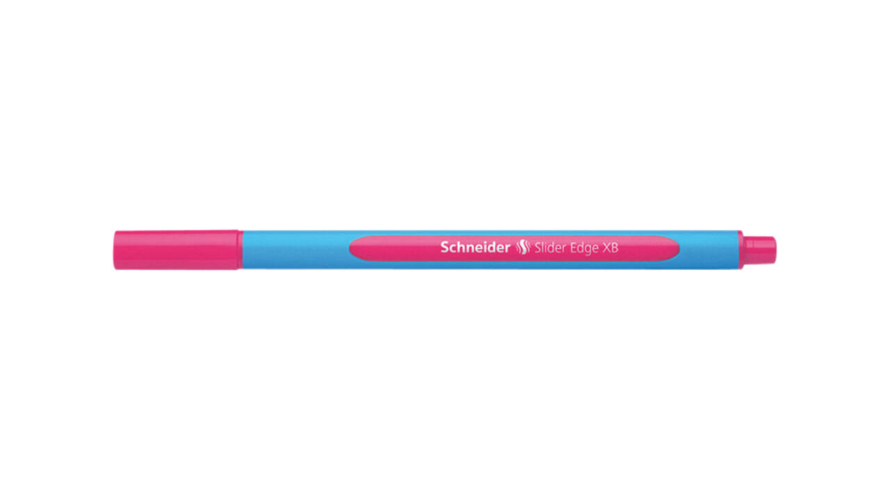 Balpen Schneider Slider Edge extra breed roze