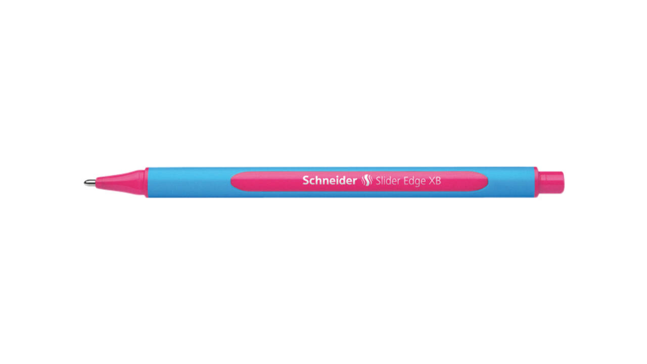 Balpen Schneider Slider Edge extra breed roze