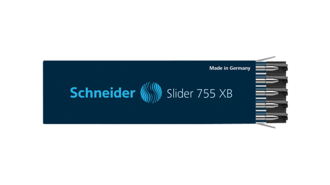 Balpenvulling Schneider 755 Slider Jumbo extra breed zwart