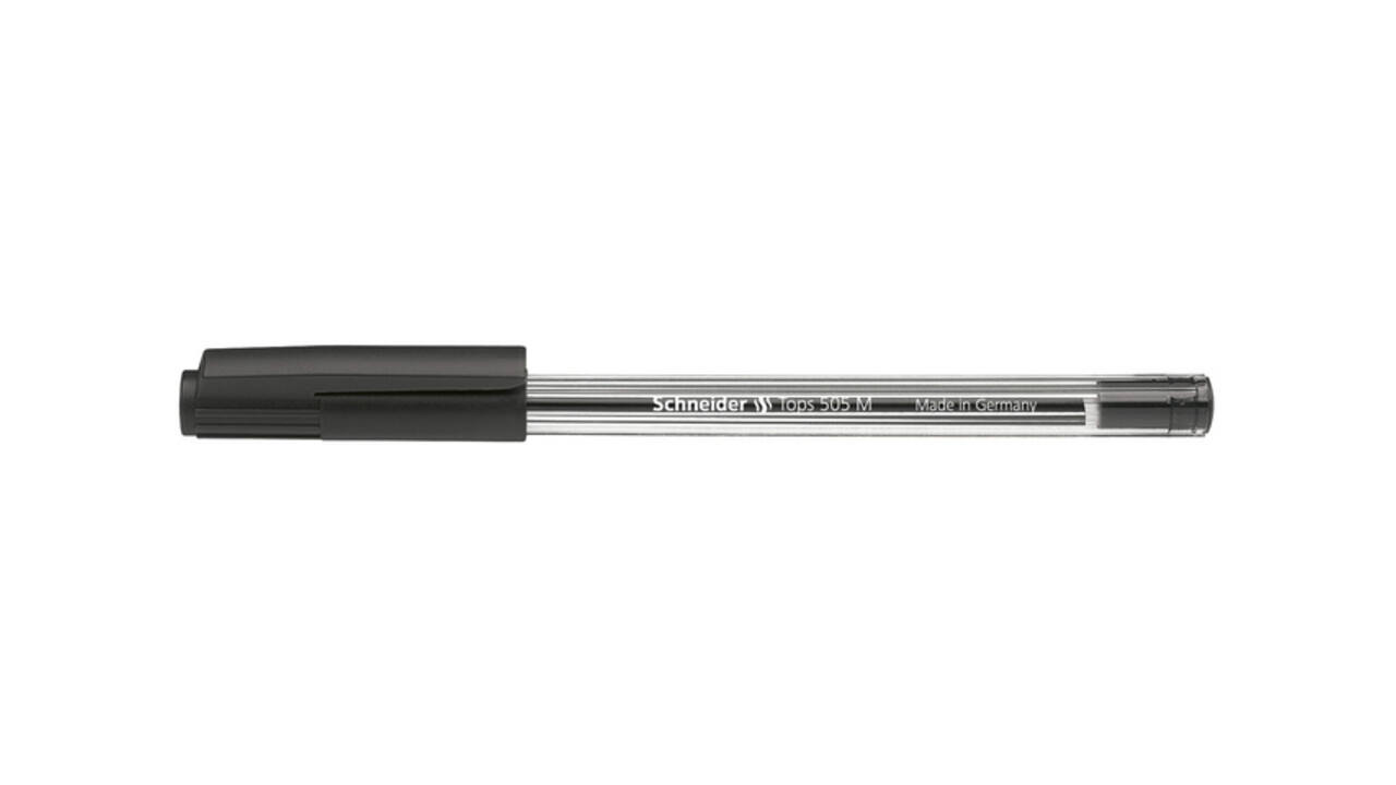 Balpen Schneider Tops 505 medium zwart
