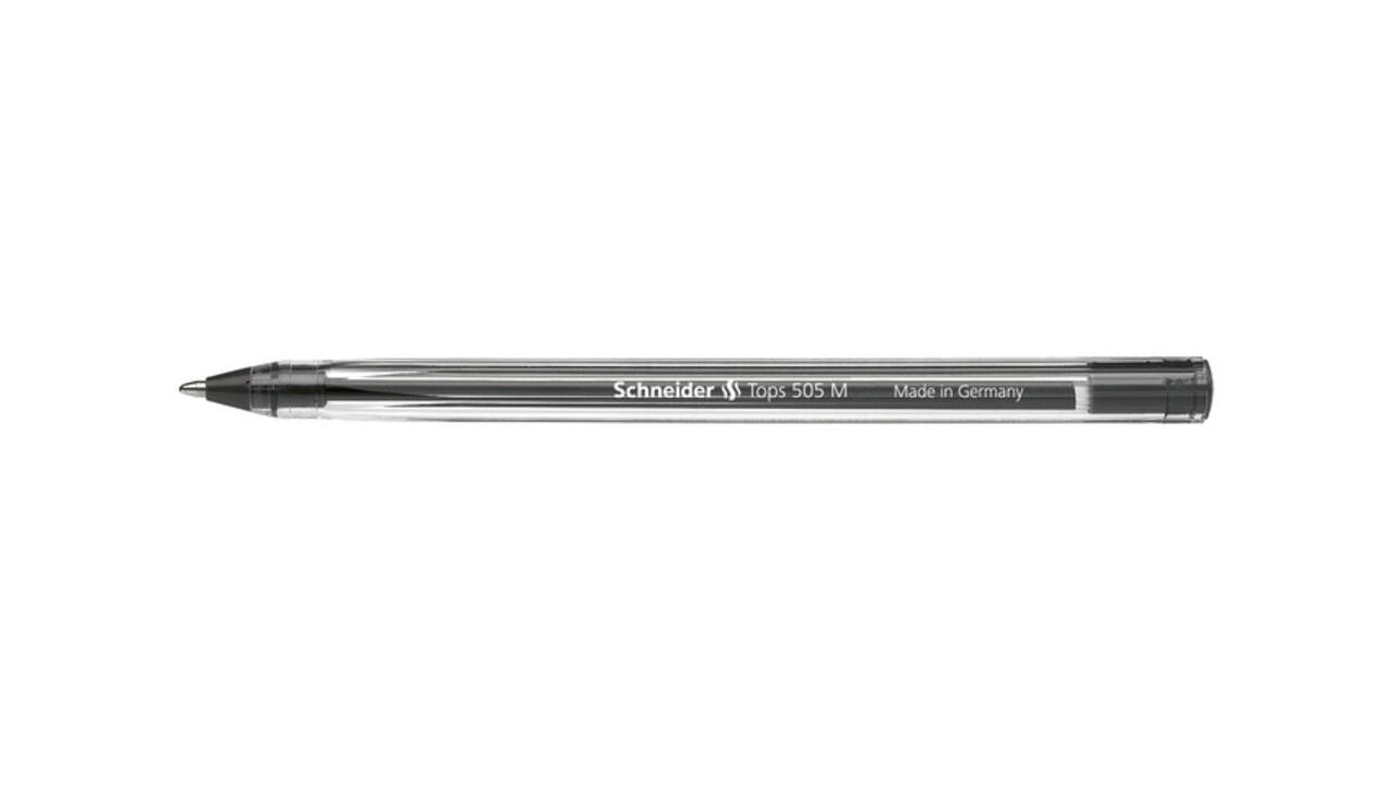 Balpen Schneider Tops 505 medium zwart