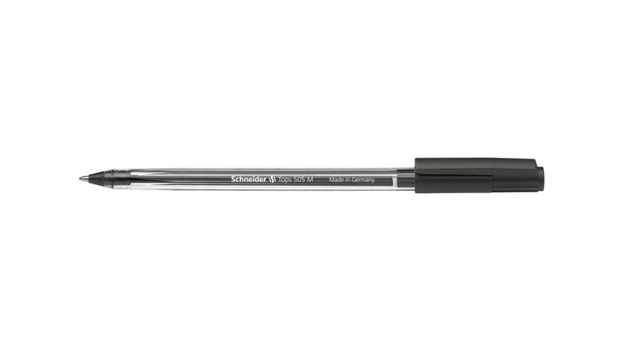 Balpen Schneider Tops 505 medium zwart
