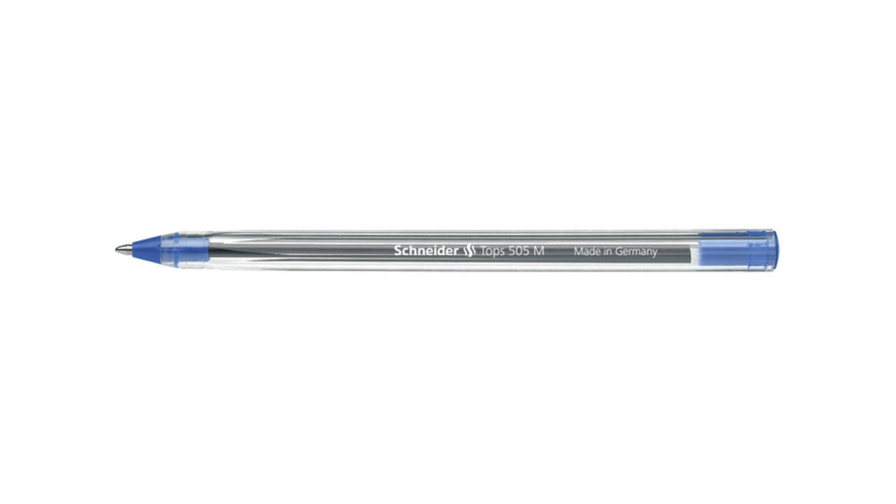 Balpen Schneider Tops 505 medium blauw
