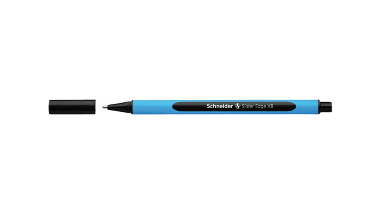 Balpen Schneider Slider Edge extra breed zwart
