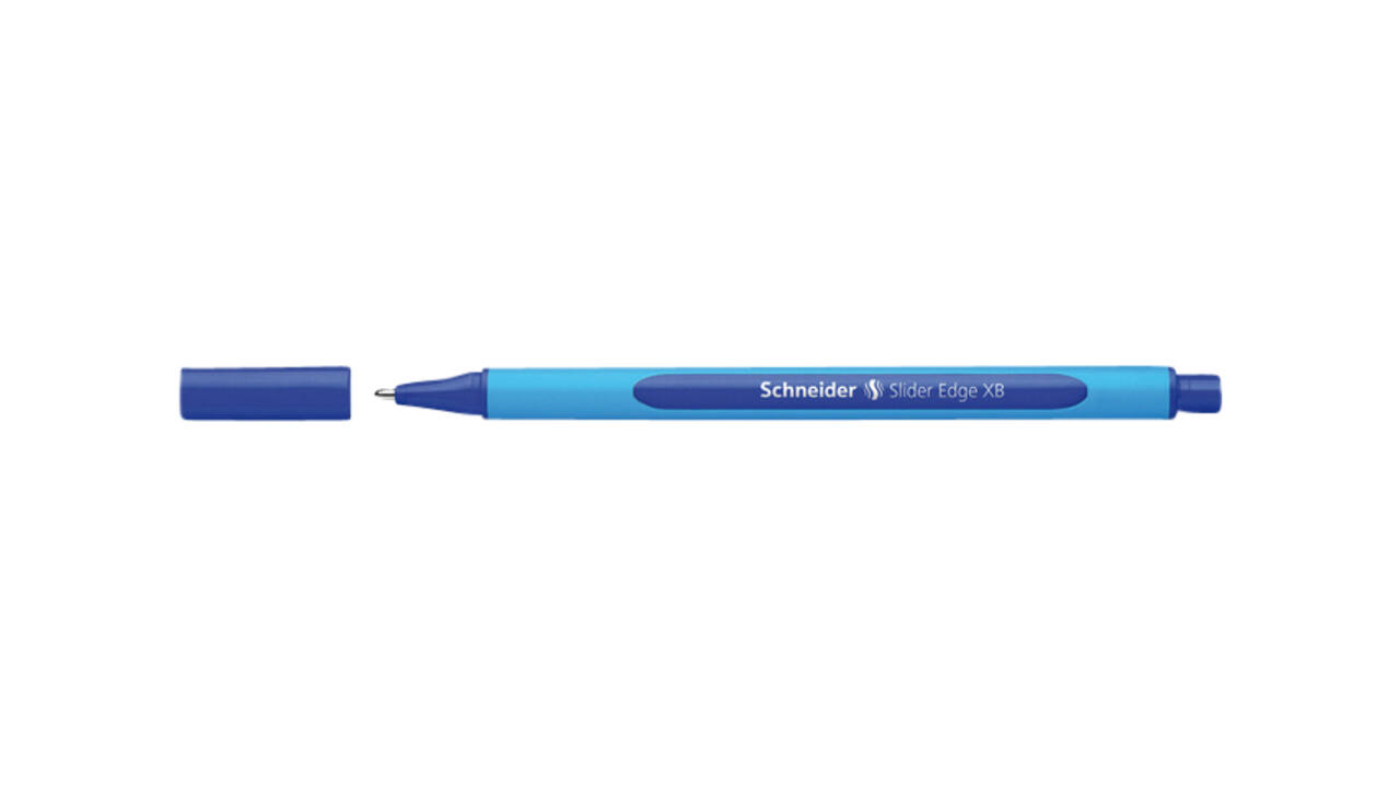 Balpen Schneider Slider Edge extra breed blauw