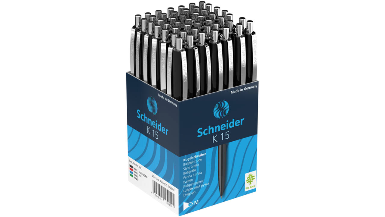 Balpen Schneider K15 medium zwart