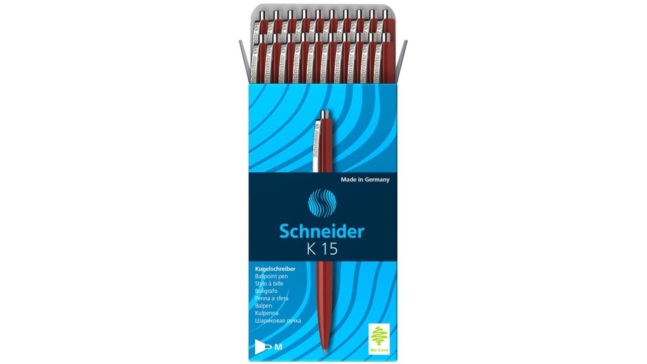 Balpen Schneider K15 medium rood