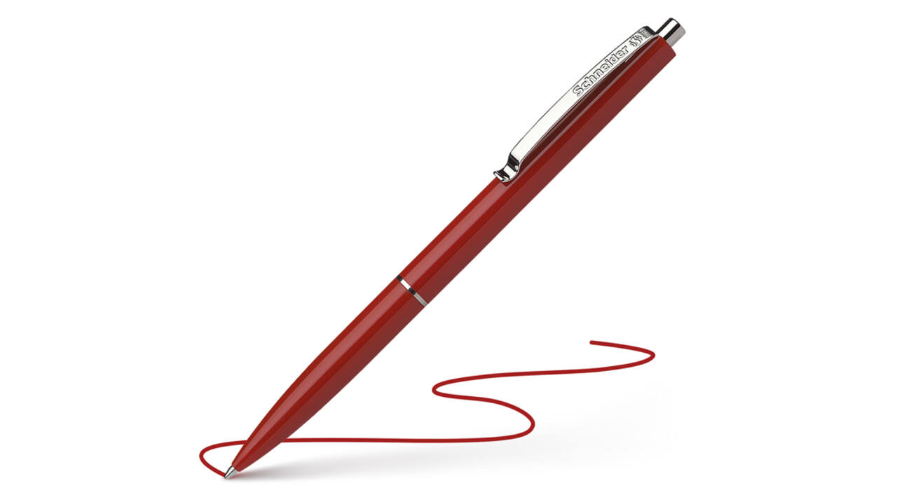 Balpen Schneider K15 medium rood