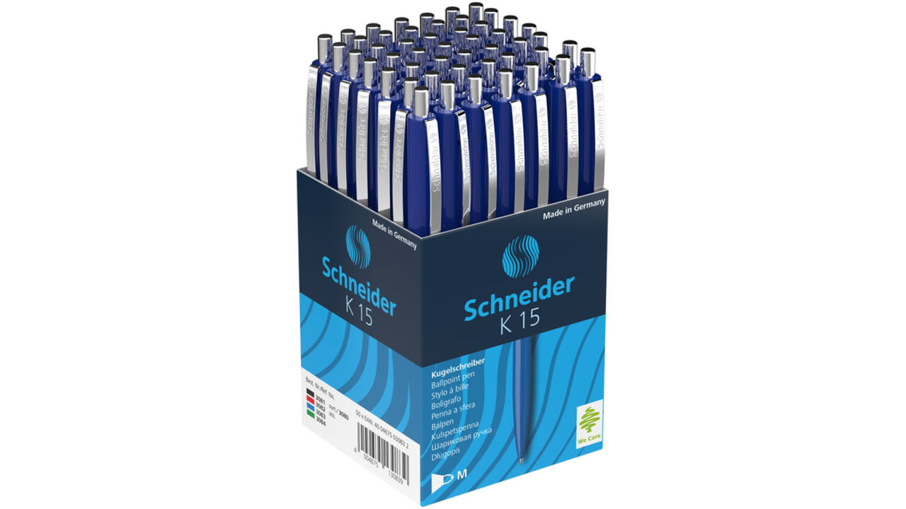 Balpen Schneider K15 medium blauw