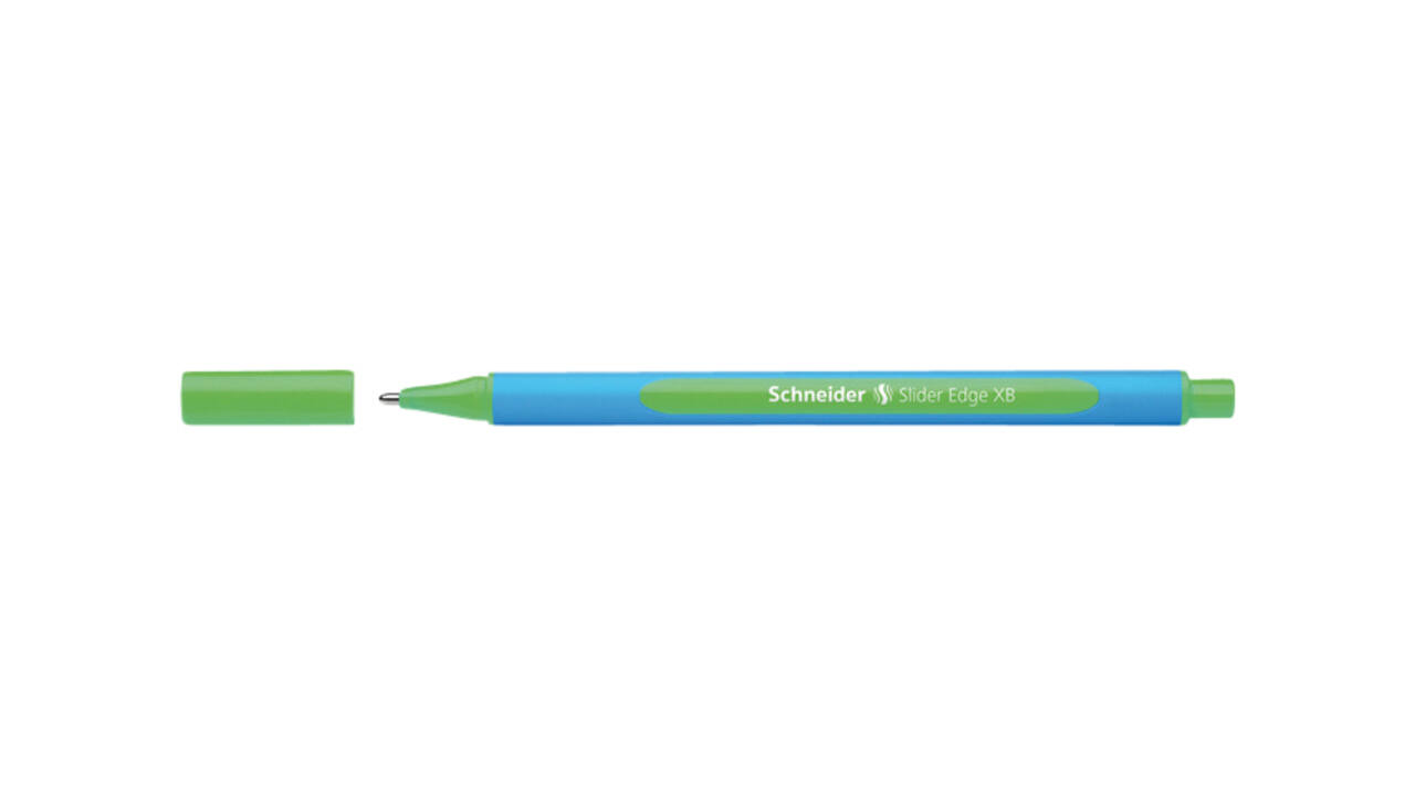 Balpen Schneider Slider Edge extra breed groen