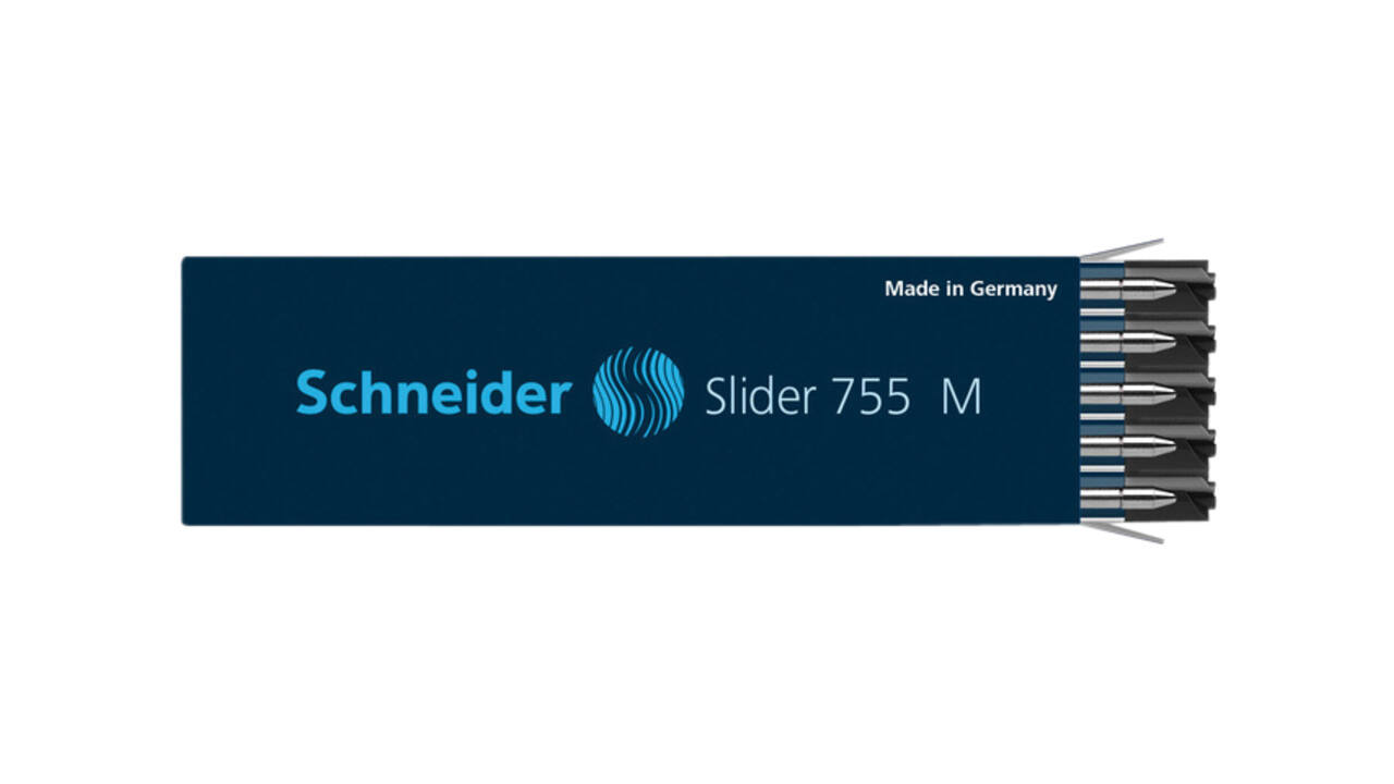 Balpenvulling Schneider 755 Slider Jumbo medium zwart