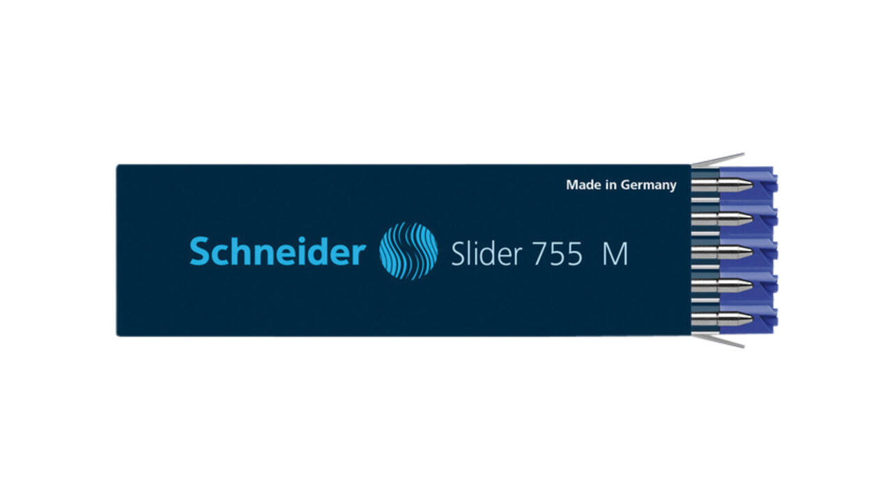 Balpenvulling Schneider 755 Slider Jumbo medium blauw