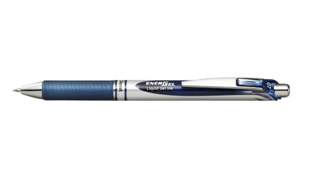 Gelschrijver Pentel BL77 Energel medium donkerblauw