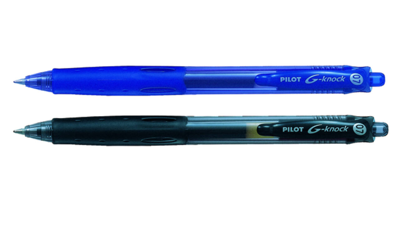 Gelschrijver PILOT Begreen G-knock medium blauw