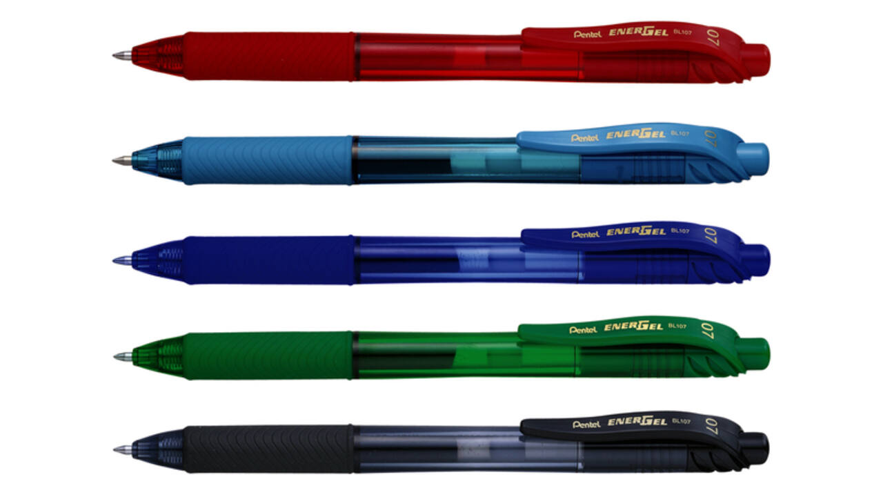 Gelschrijver Pentel BL107 Energel-X medium zwart