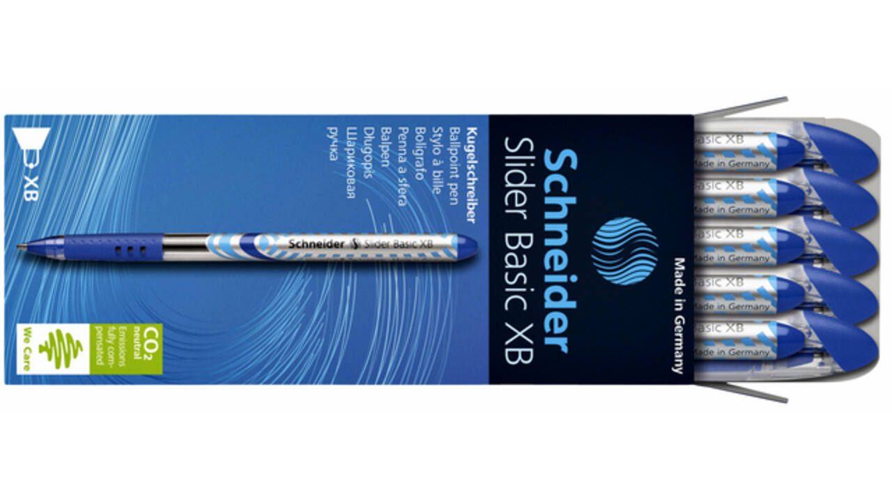 Rollerpen Schneider Slider extra breed blauw