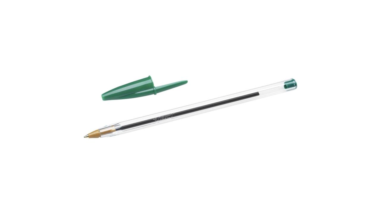 Balpen Bic Cristal medium groen