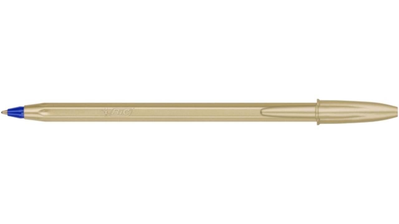 Balpen BIC Cristal medium goud