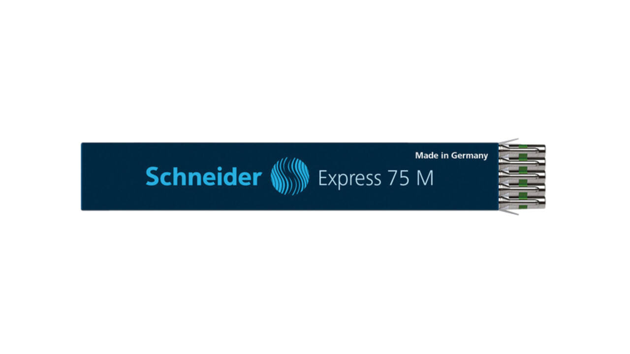 Balpenvulling Schneider Express 75 medium groen