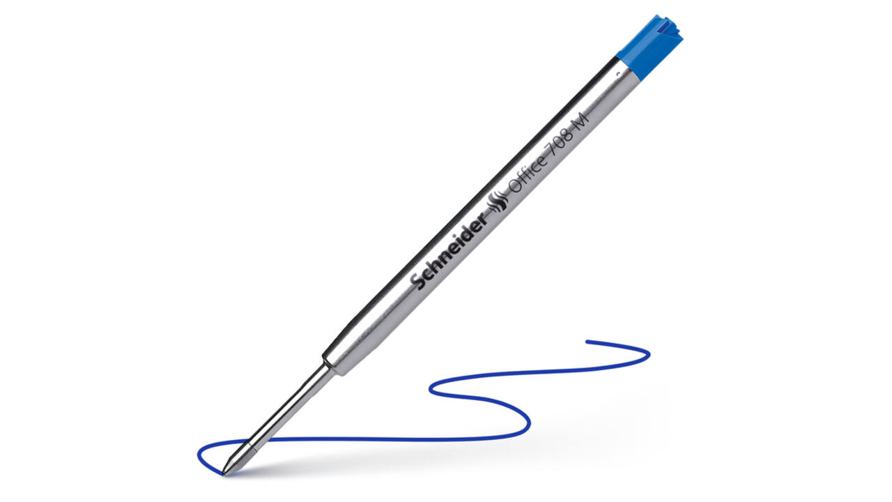 Balpenvulling Schneider 7083 Jumbo tbv Parker medium blauw