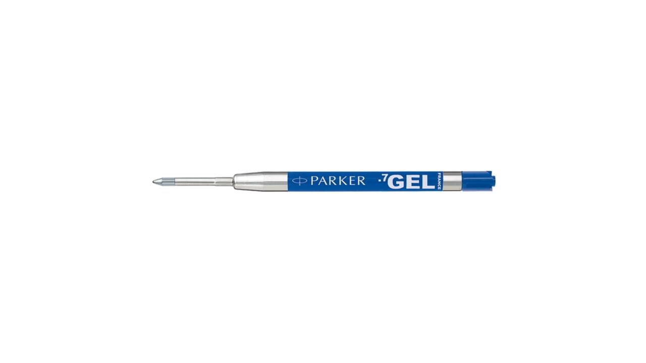 Gelschrijvervulling Parker Quink medium blauw blister à 1 stuk