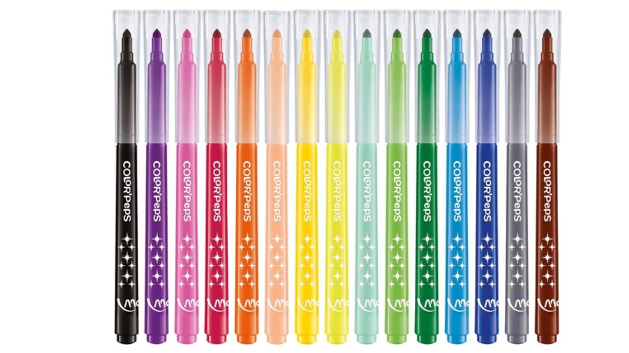 Viltstift Maped Color'Peps Long Life set á 15 kleuren