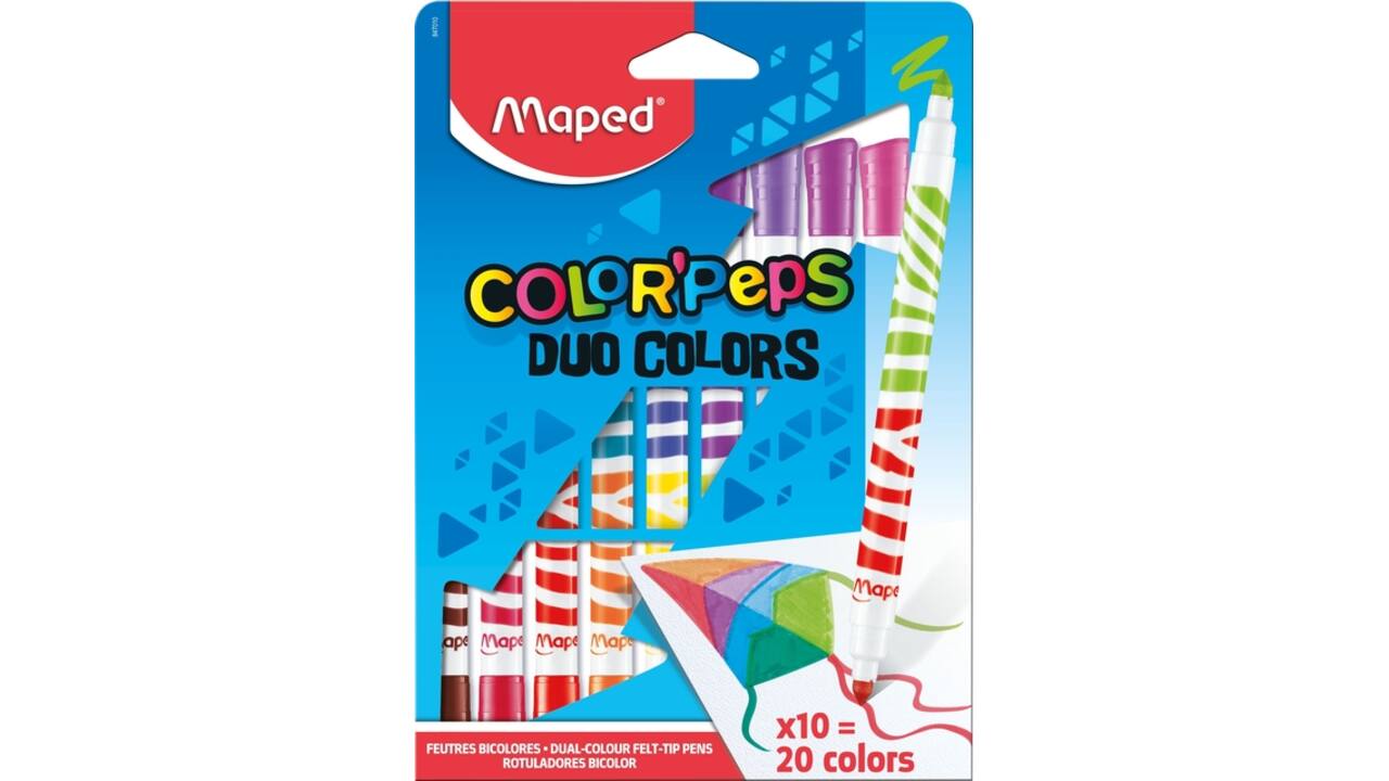 Viltstift Maped Color'Peps Duo Colors set á 10 stuks assorti