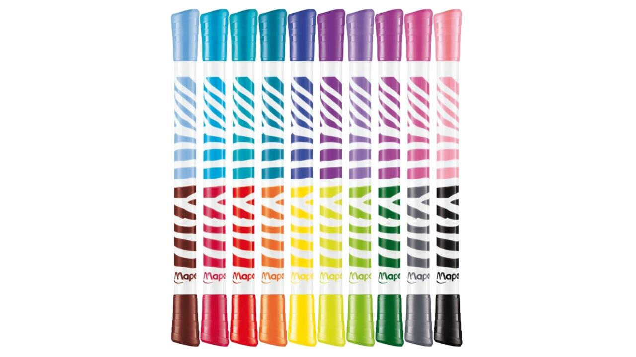 Viltstift Maped Color'Peps Duo Colors set á 10 stuks assorti